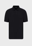 Short-sleeved polo shirt in light wool 09